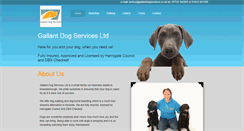 Desktop Screenshot of gallantdogservices.co.uk